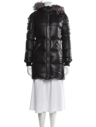 Pre-owned Nb Series By Nicole Benisti Down Coat In Black