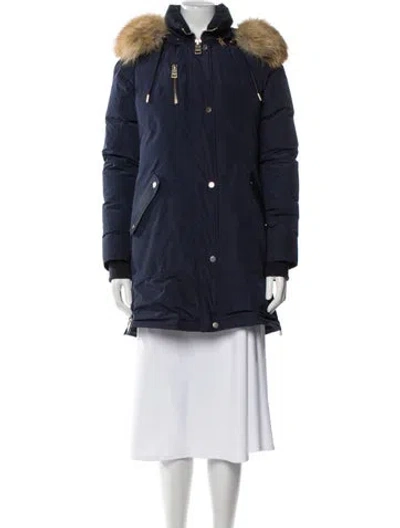 Pre-owned Nb Series By Nicole Benisti Down Coat In Blue