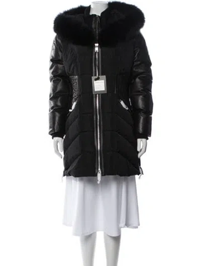 Pre-owned Nb Series By Nicole Benisti Down Coat W/ Tags In Black