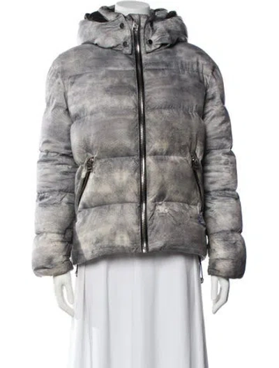 Pre-owned Nb Series By Nicole Benisti Faux Fur Jacket In Gray