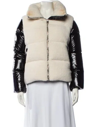 Pre-owned Nb Series By Nicole Benisti Nylon Down Jacket In Black