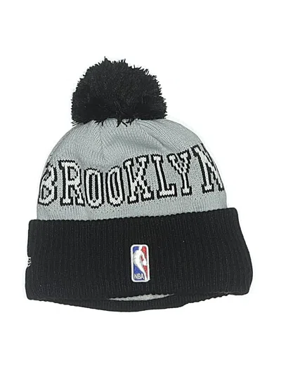 Pre-owned Nba Beanie Hat In Gray