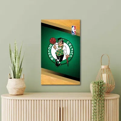Nba Boston Celtics  Canvas Wall Art – Officially Licensed Basketball Team Print – Ready To Hang In Wrapped Canvas,does Not Apply