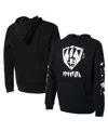 Nba Men's  X Naturel Black Brooklyn Nets No Caller Id Pullover Hoodie In Black
