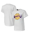 Nba Men's  X Naturel White Los Angeles Lakers No Caller Id T-shirt In White