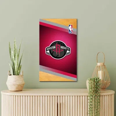 Nba Houston Rockets  Canvas Wall Art – Officially Licensed Basketball Team Print – Ready To Hang In Wrapped Canvas,does Not Apply