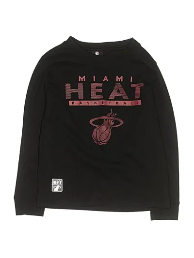 Pre-owned Nba Kids' Long Sleeve Top Black Tops