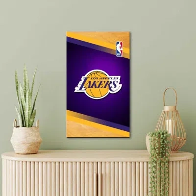 Nba Los Angeles Lakers  Canvas Wall Art – Officially Licensed Basketball Team Print – Ready To Hang In Wrapped Canvas,does Not Apply