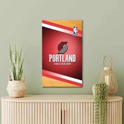 Nba Portland Trail Blazers  Canvas Wall Art – Officially Licensed Basketball Team Print – Ready To Ha In Wrapped Canvas,does Not Apply