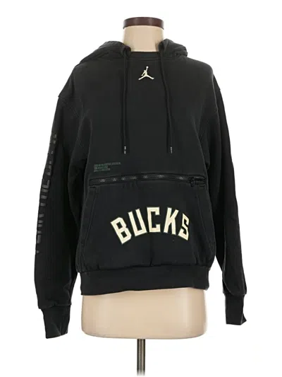 Pre-owned Nba Pullover Hoodie In Black