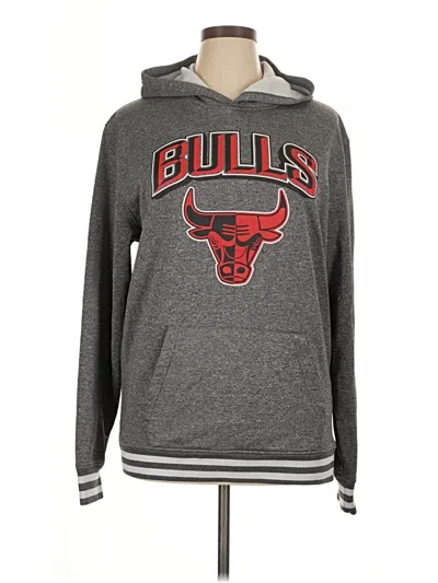 Pre-owned Nba Pullover Hoodie In Gray