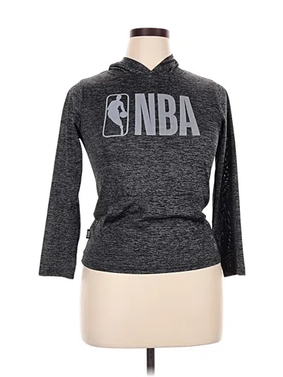 Pre-owned Nba Pullover Hoodie In Gray