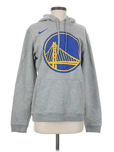 Pre-owned Nba Pullover Hoodie In Gray