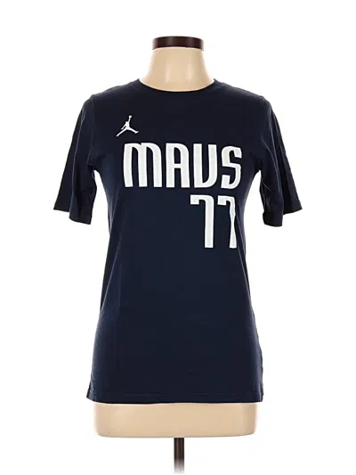 Pre-owned Nba Short Sleeve T-shirt In Blue
