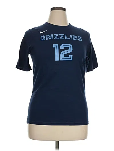 Pre-owned Nba Short Sleeve T-shirt In Blue