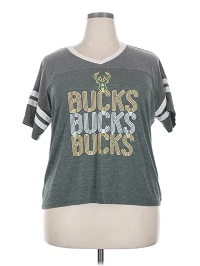 Pre-owned Nba Short Sleeve T-shirt In Gray