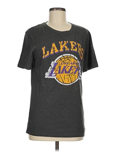 Pre-owned Nba Short Sleeve T-shirt In Gray