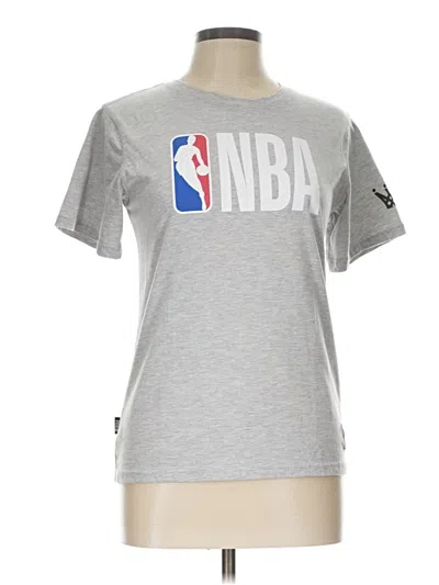 Pre-owned Nba Short Sleeve T-shirt In Silver