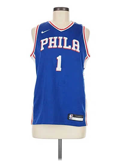 Pre-owned Nba Sleeveless T-shirt In Blue