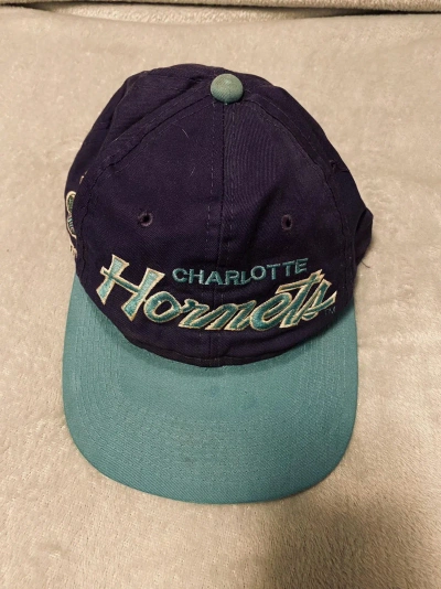 Pre-owned Nba Trashed Charlotte Hornets  Hype Cap In Multicolor