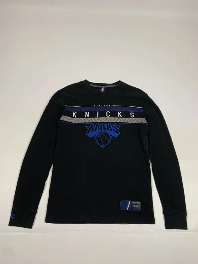 Pre-owned Nba X Vintage New York Knicks Knitted Long Sleeve In Black