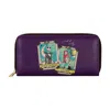 Nbc Jack And Sally Star Crossed Lovers Tarot Zip Around Wallet In Purple
