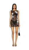 Nbd Allegra Mini Dress In 黑色