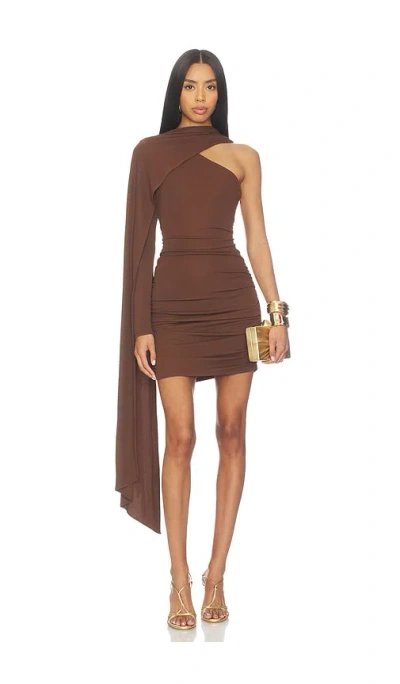 Nbd Allona Mini Dress In Brown