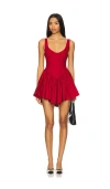 Nbd Alyn Mini Dress In 레드