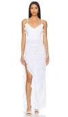 Nbd Anila Maxi Dress In White