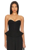 Nbd Arlette Corset Top In Black
