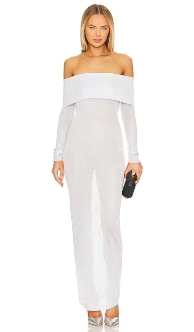 Nbd Asha Knit Dress In Ice
