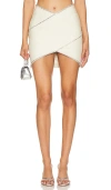 Nbd Ausha Mini Skirt In 棕黄色