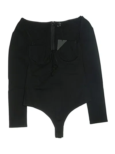 Pre-owned Nbd Bodysuit In Black