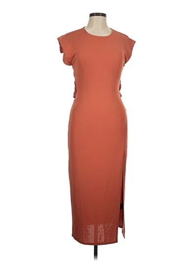 Pre-owned Nbd Casual Dress In Brown