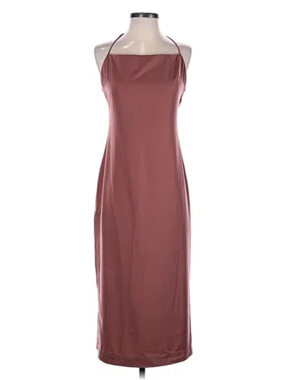 Pre-owned Nbd Casual Dress In Burgundy