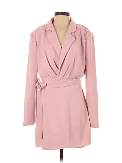 Pre-owned Nbd Casual Dress In Pink