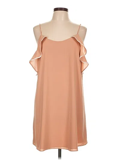 Pre-owned Nbd Casual Dress In Tan