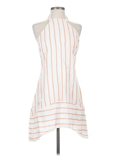 Pre-owned Nbd Casual Dress In White