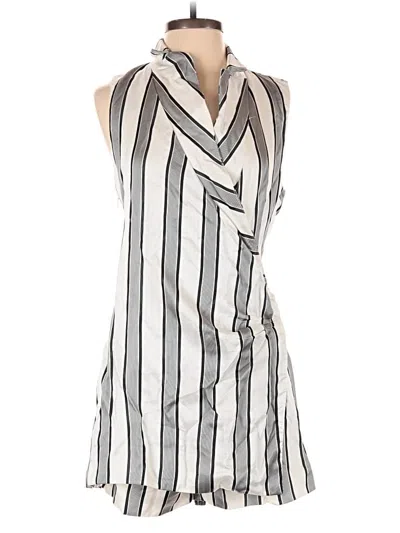 Pre-owned Nbd Casual Dress In White