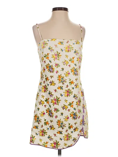Pre-owned Nbd Casual Dress In White