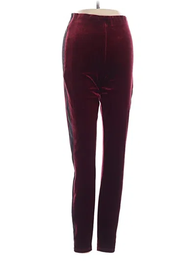 Pre-owned Nbd Casual Pants In Burgundy