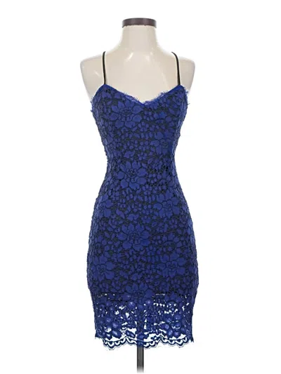 Pre-owned Nbd Cocktail Dress In Blue