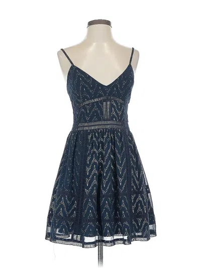 Pre-owned Nbd Cocktail Dress In Blue