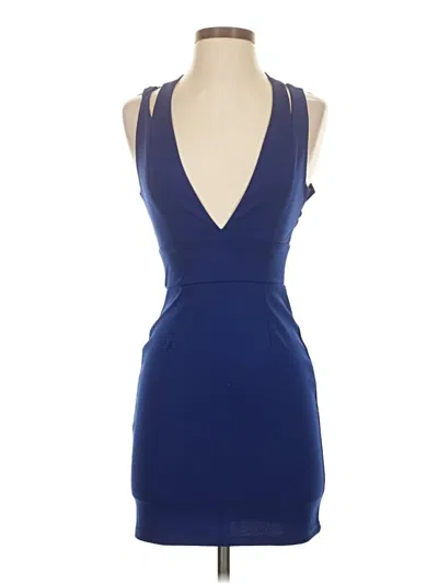 Pre-owned Nbd Cocktail Dress In Blue