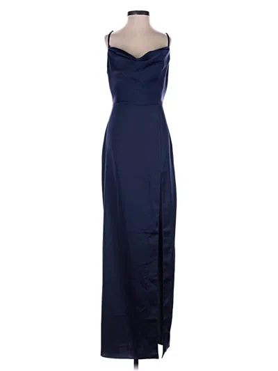 Pre-owned Nbd Cocktail Dress In Blue