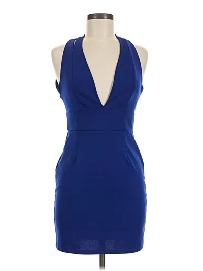 Pre-owned Nbd Cocktail Dress In Blue