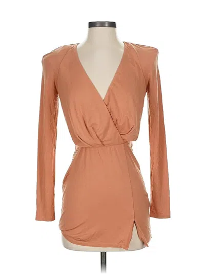 Pre-owned Nbd Cocktail Dress In Brown