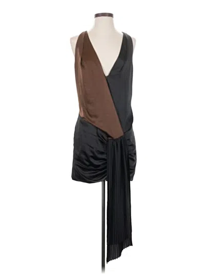 Pre-owned Nbd Cocktail Dress In Brown