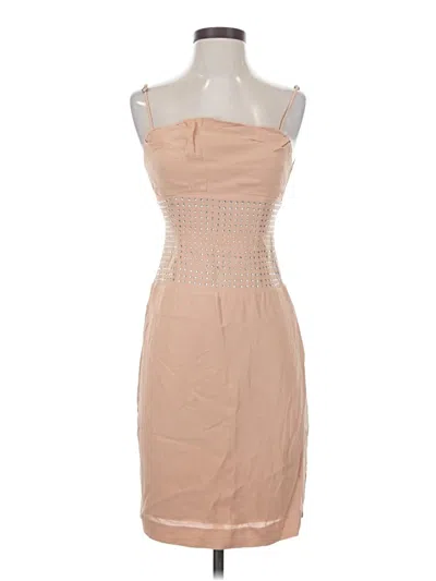 Pre-owned Nbd Cocktail Dress In Brown